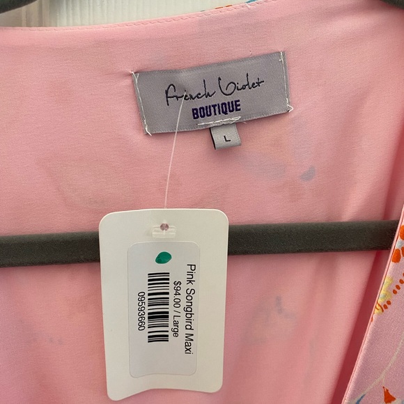 French Violet Maxi Dress NWT - Picture 3 of 5